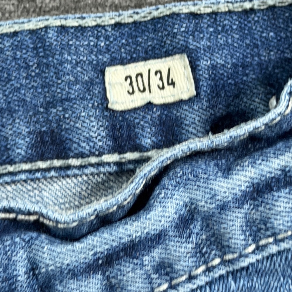 Ariat M7 Rocker Mens Slim Fit Straight Leg Jeans 30x34 Medium Wash Blue Denim - Picture 4 of 16